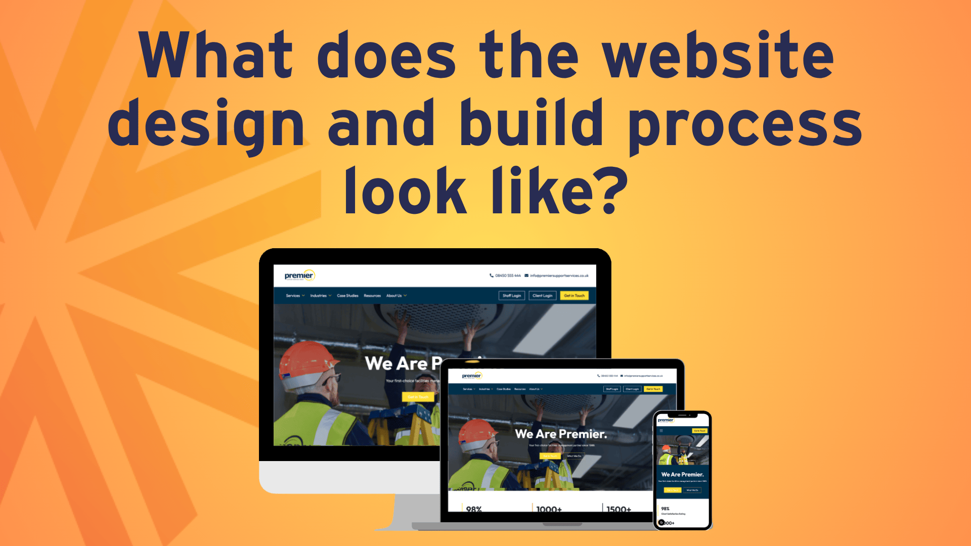 What does the website design and build process look like?