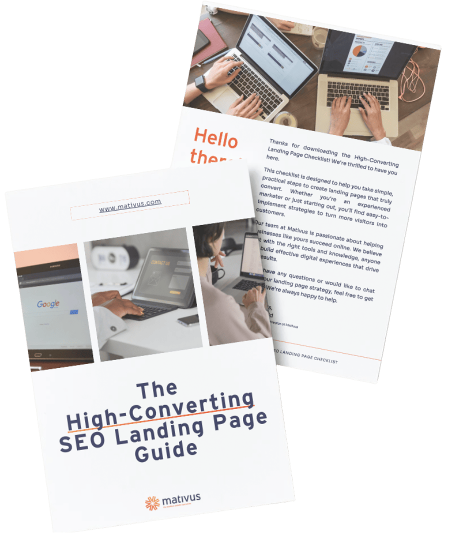 Struggling with landing page conversions? Download our free SEO guide